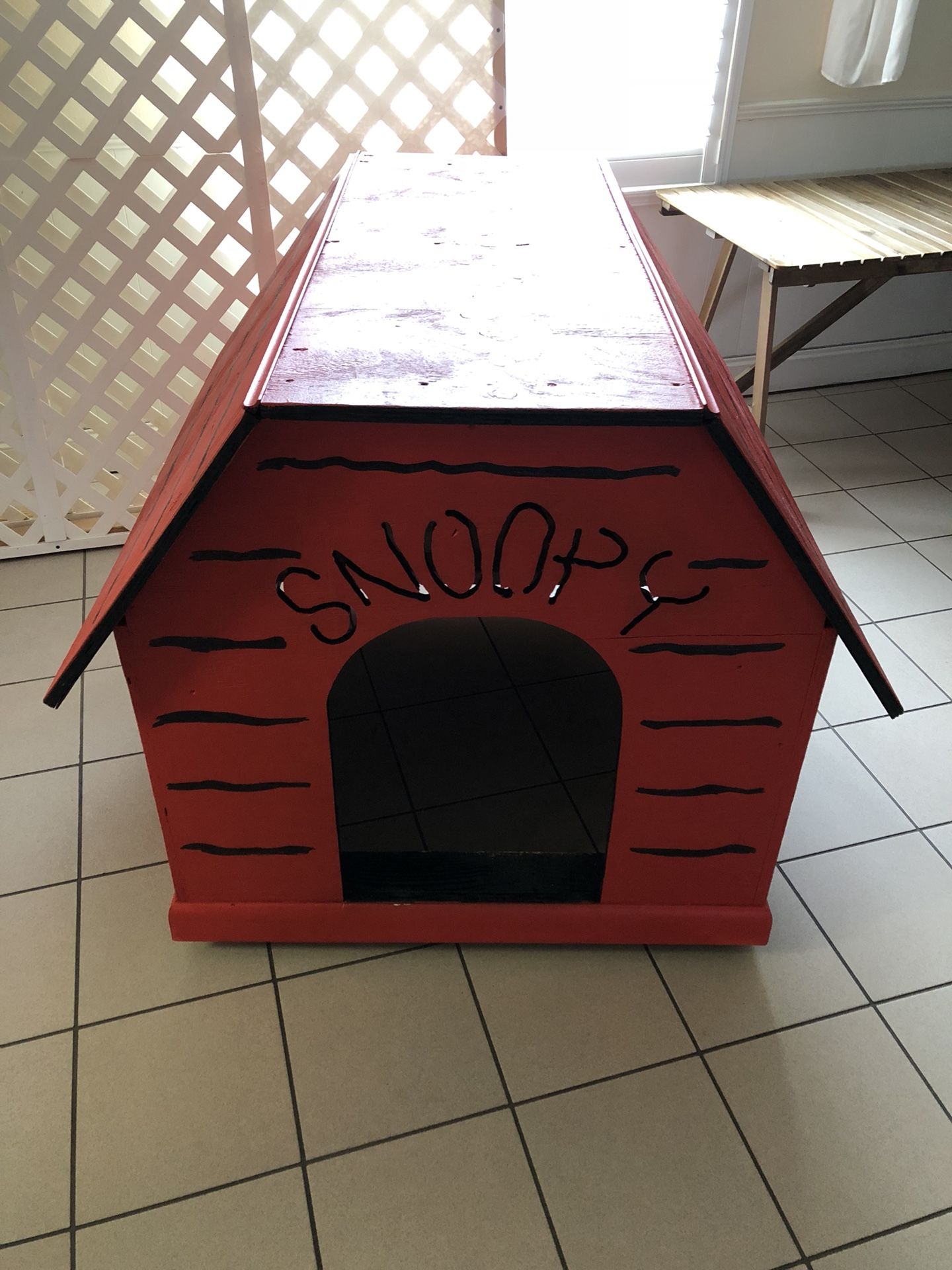 Real Wood Snoopy Dog House for Sale in Miami, FL OfferUp