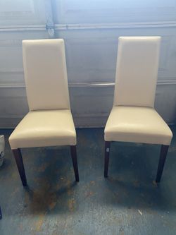 High back leather chairs