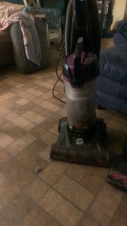 Used shampoo and vacuum