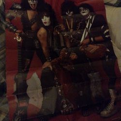 Original Kiss Posters and magazine inlays from the 80's