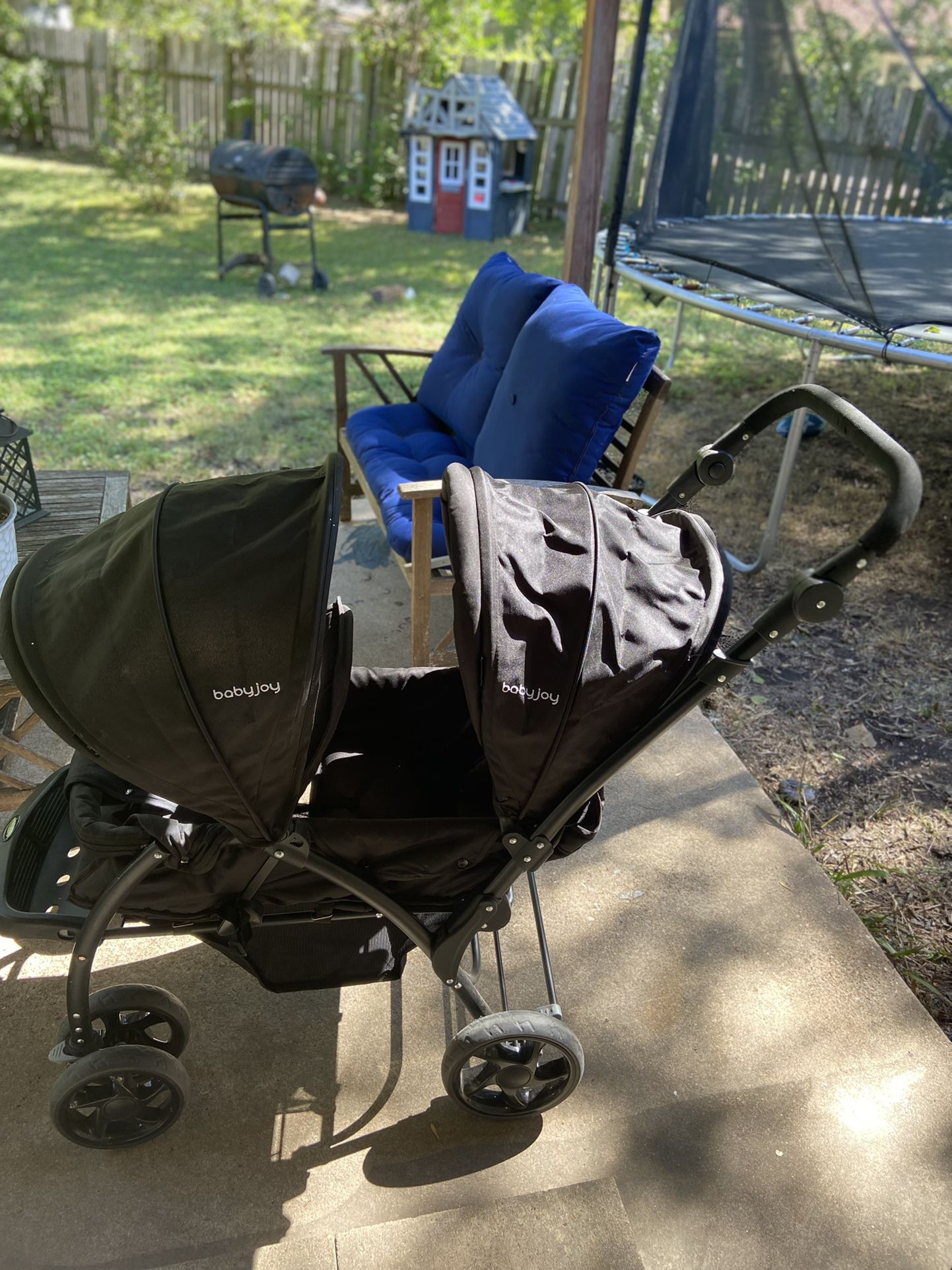 Baby Joy Double Stroller 