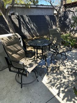 Outdoor Table And 2 Chairs