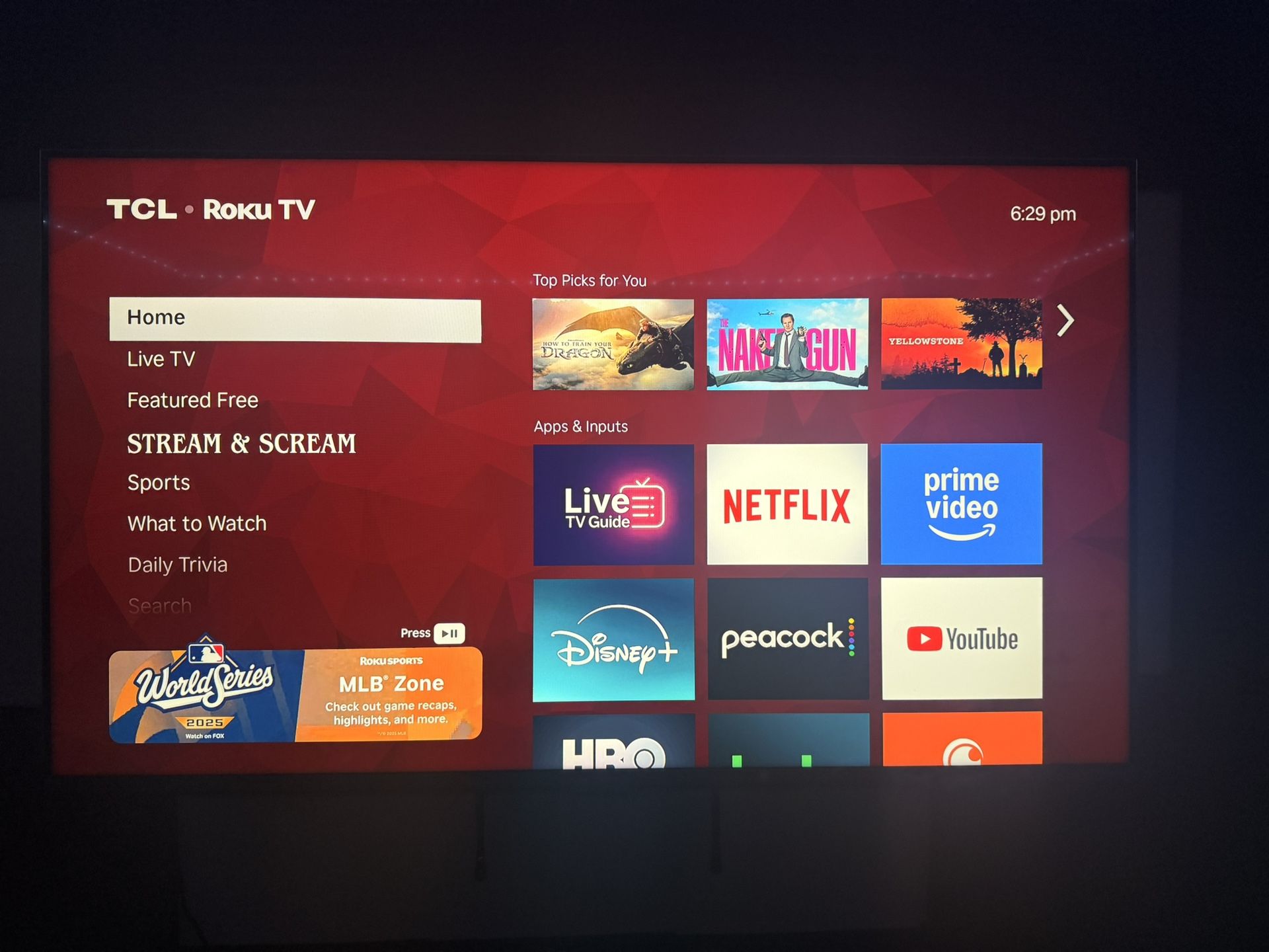 TCL /Roku 55” Tv