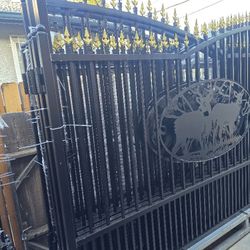 Metal Deer Gates 
