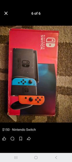 Nintendo Switch (New) With Accessories