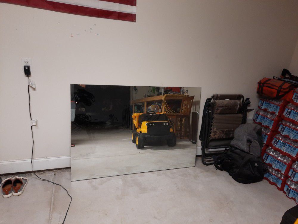 Builder grade mirror 59"x40"