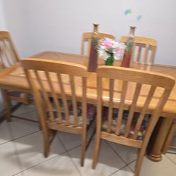 Hermoso 💚 Comedor 6 Sillas 