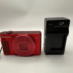 Canon PowerShot SX620 HS RED Compact Camera 25x Optical Zoom W/ Charger