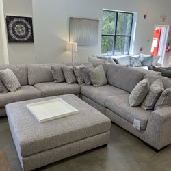 Brand New Sectional & Ottoman