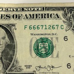 Devils Note 666 Serial Number Bill