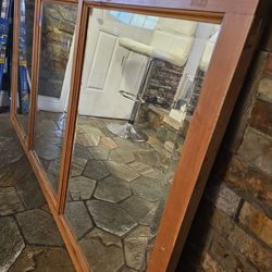 Oak Vanity Mirror Heavy Duty