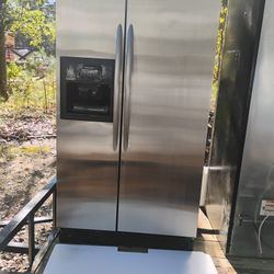 Stainless Kitchen Aid Refrigerator Side By Side 