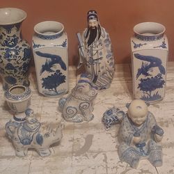 Vintage antique Chinese porcelain set