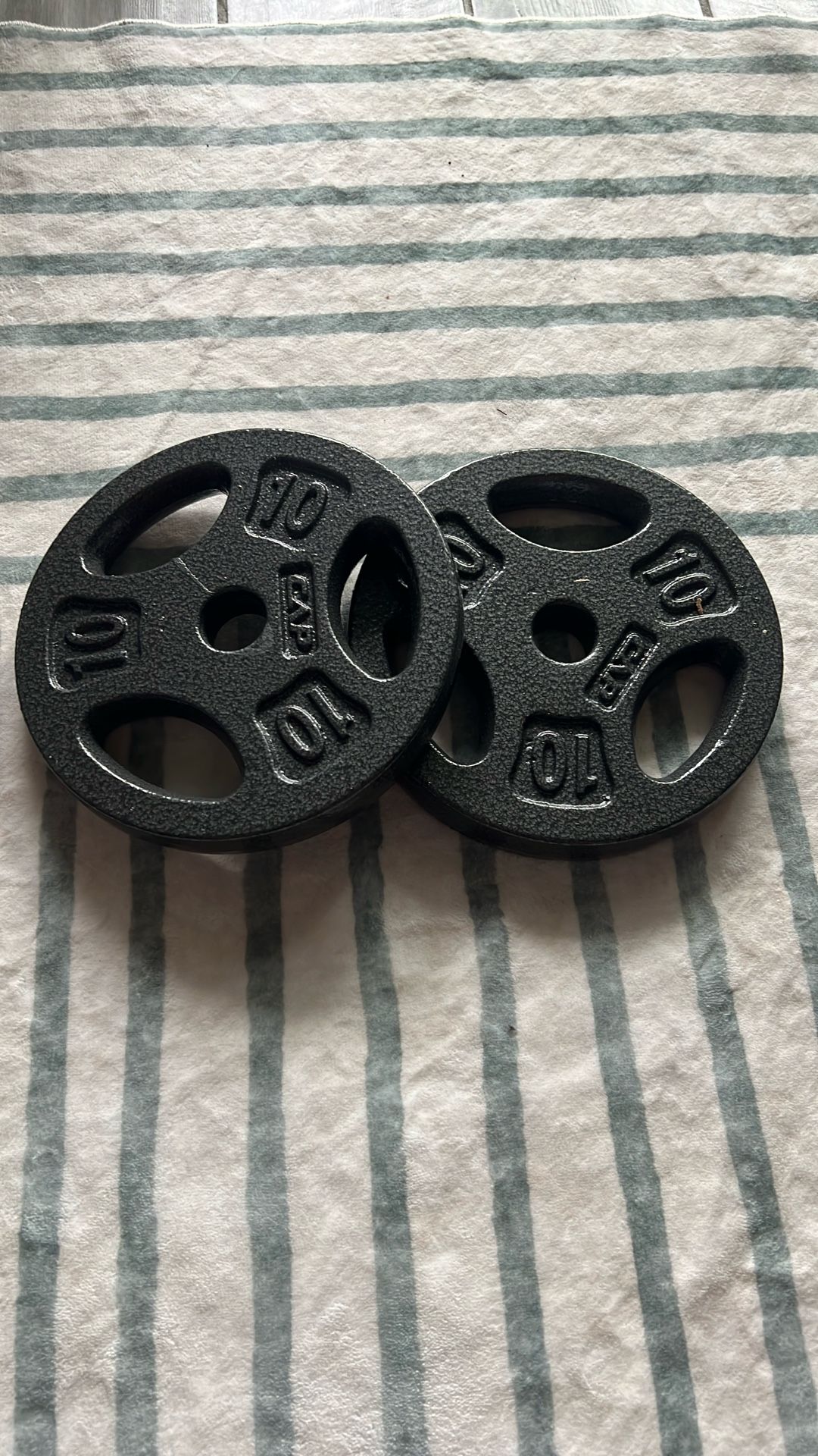 2x 10lb Weights