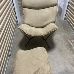 Chair and Ottoman 