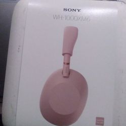 Sony WH-1000XM6 best noise canceling wireless headphones/ Sandpink color