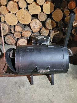 Handmade Steel Barrel BBQ Smoker Grill