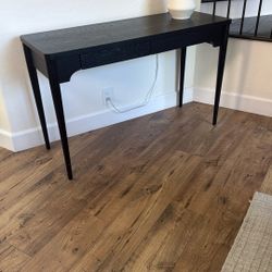 2 Black Console Tables 48” $50 Ea