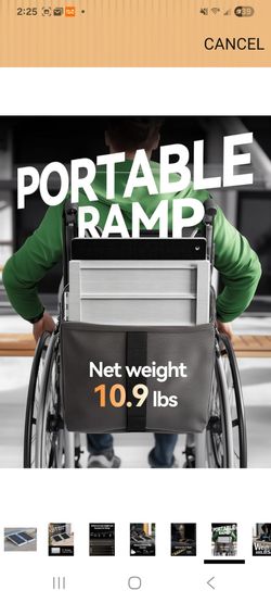 2 feet portable wheelchair Ramp