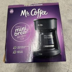 Mr. Coffee 5-Cup Mini Brew Switch Coffee Maker, Black