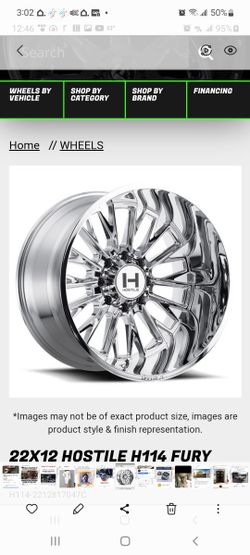 22x12 Hostile H114 Fury (Only 1)