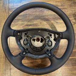 W211 MBZ E CLASS STEERING WHEEL -  NEW LEATHER
