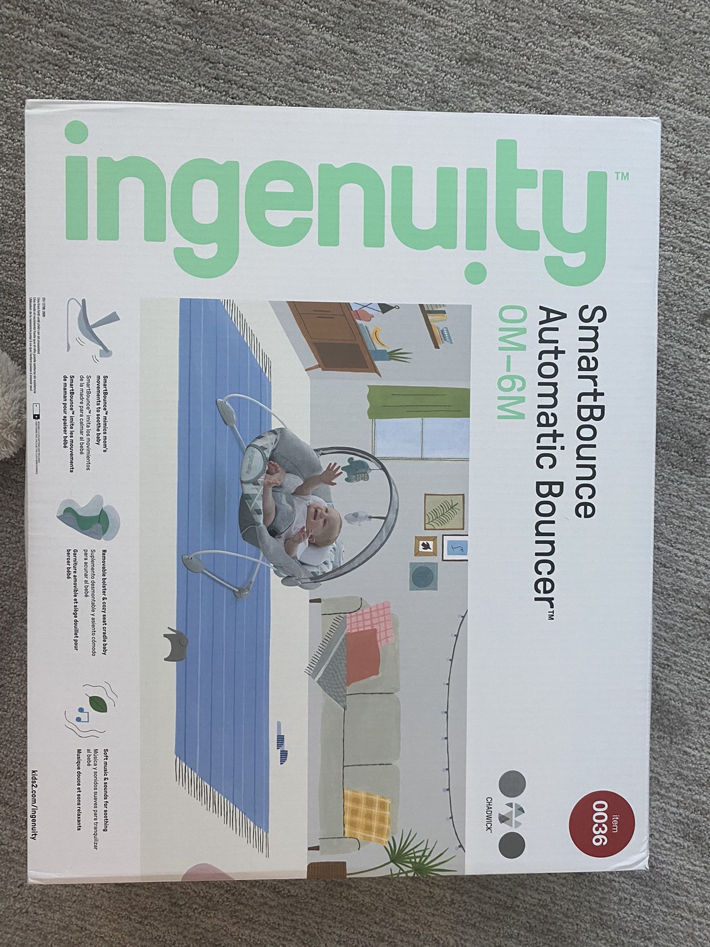 Ingenuity SmartBounce Automatic Bouncer