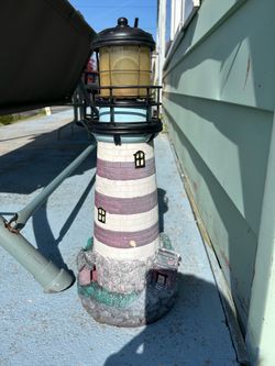 Ligthouse with attached light keepers cottage