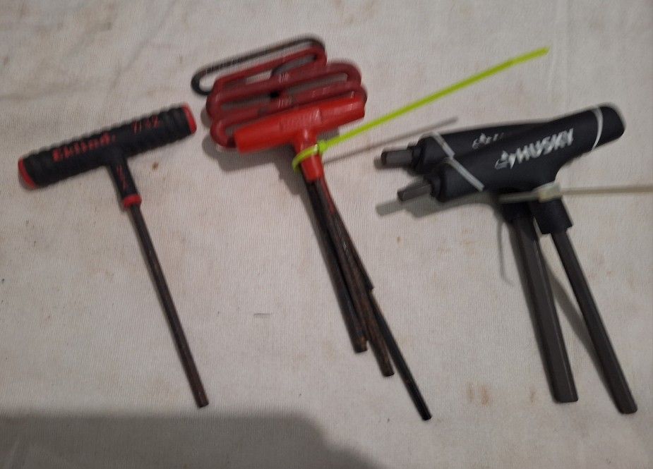Assorted SAE & Metric T Handle Hex Wrenches