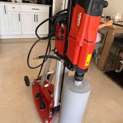 Hilti DD 250 with 8" drill bit