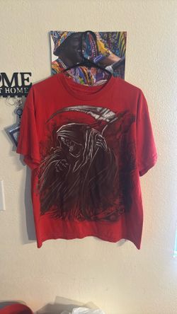 Vintage Y2K Affliction Grim Reaper Tee