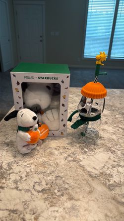 Starbucks Snoopy Cup / Teddy