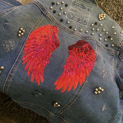 Jeans jacket $10 small slim medium