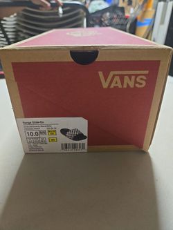 Men Vans Checker slides size 10/11