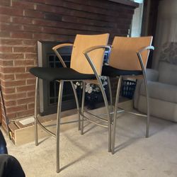 2 Sturdy Bar Chairs $20.00 Each