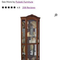 Lighted Curio Cabinet 