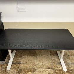 Black IKEA Office Desk