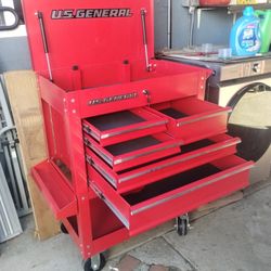 US General Tools Box Tools Cart..H..42..W..31..D..21