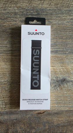 Brand New Suunto Black Nylon Band 22mm