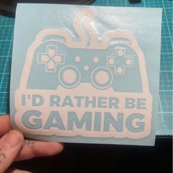 gamer sticker
