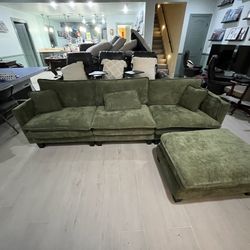 Olive Green Couch