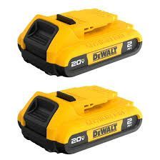 2 DeWalt 20v batterys