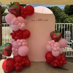 A Berry Sweet Baby Is On The Way/We’re So BERRY Excited Balloon Garland