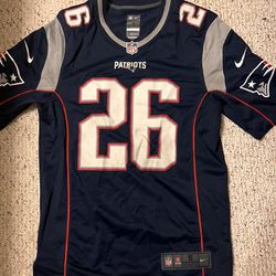 Sony Michel Patriots Jersey Men’s Small