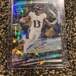 Devin Duvernay Autographed 7/10 Diamond Xtra Points