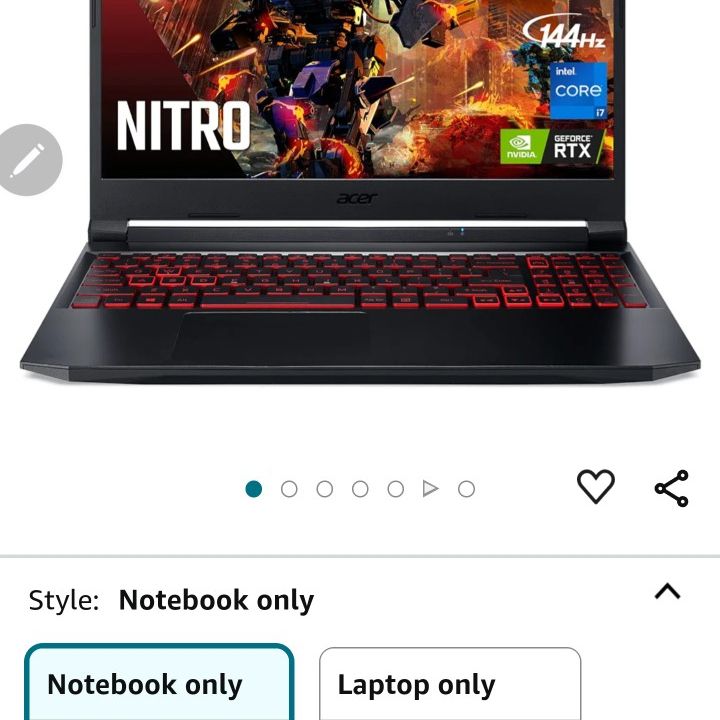 Nitro 5 Laptop. For Trade Or Sale