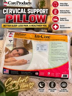 Core Products Tri-Core Cervical Support Pillow