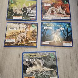 Dinosaur Wooden Puzzles - Brand New