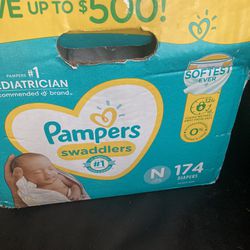 New Born Pampers 174 Ct For $30  Thumbnail
