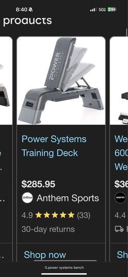 Power systems weight bench